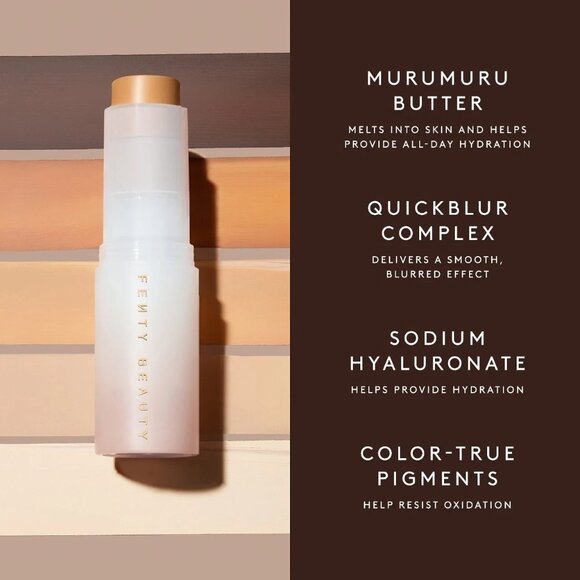 NEW Fenty Beauty Rihanna Eaze Drop Blur + Smooth Tint Stick #11/100%AUTHENTIC - Picture 4 of 6